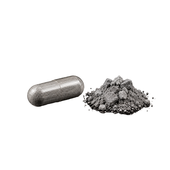 Zinc capsule and mineral powder